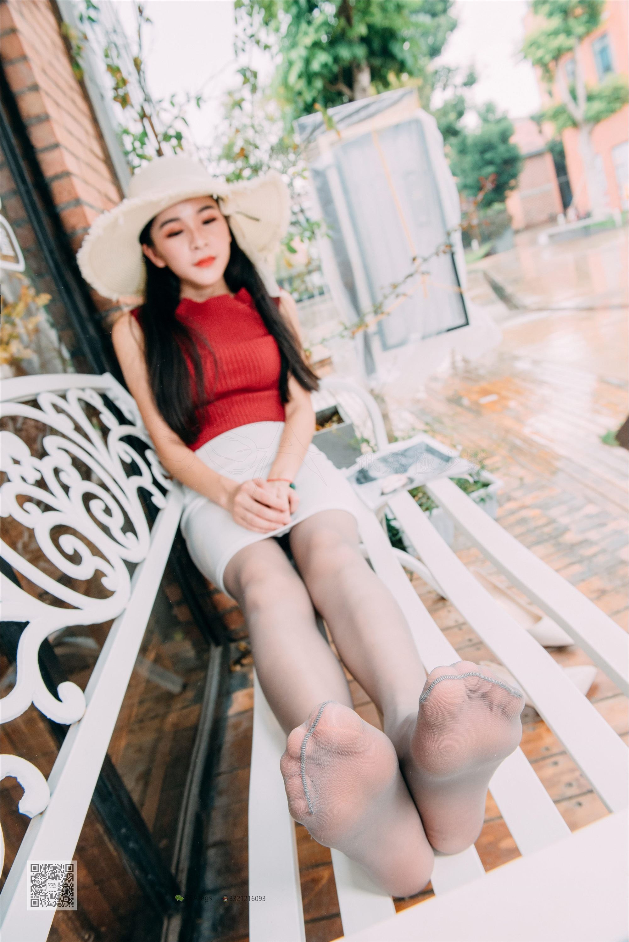 SSA丝社 NO.007 nono 街拍灰丝特辑